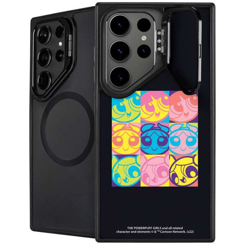 Cartoon Network Powerpuff Girls Neon Galaxy S25 Ultra Kickstand Case